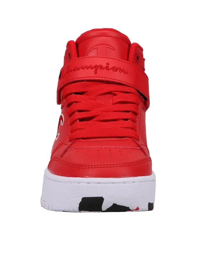 Big Kids039 Drome Hi ScarletWhiteBlack Scarletwhiteblack Kids Champion Court