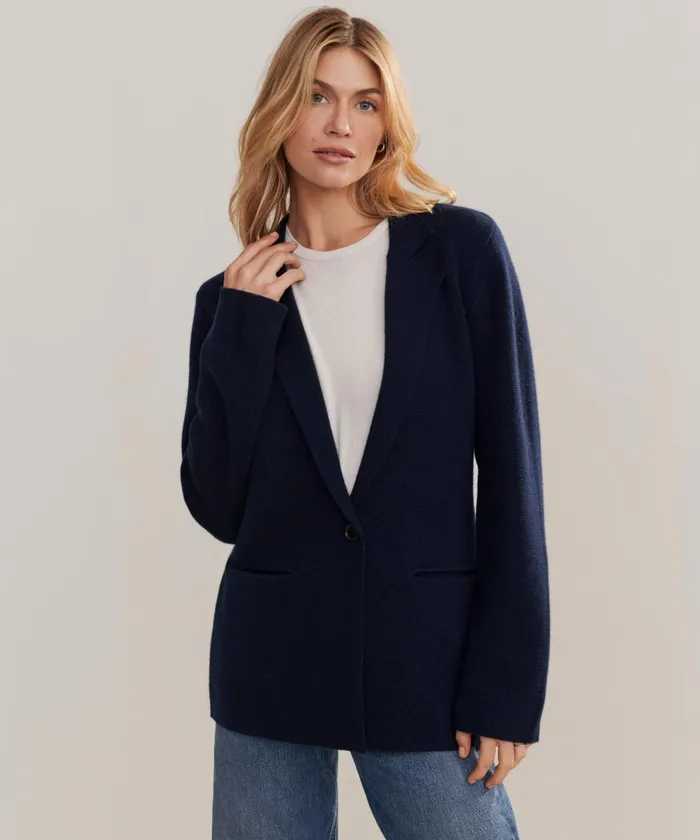 Blazers Women Jenni Kayne Cooper Blazer Dark Navy