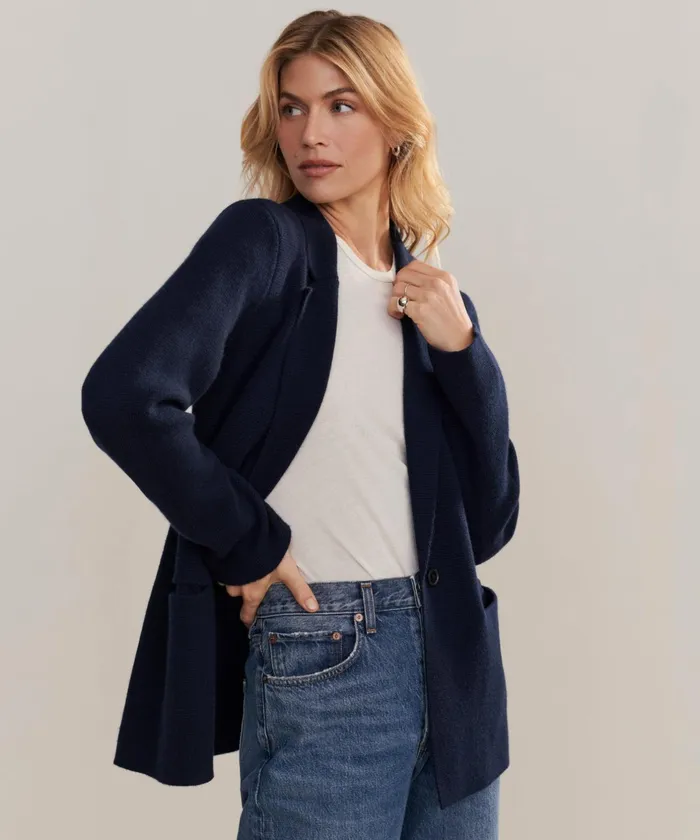 Blazers Women Jenni Kayne Cooper Blazer Dark Navy