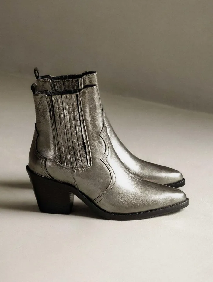 Bobbies Ankle Boots Dakota Cosmic Silver 8211 Women