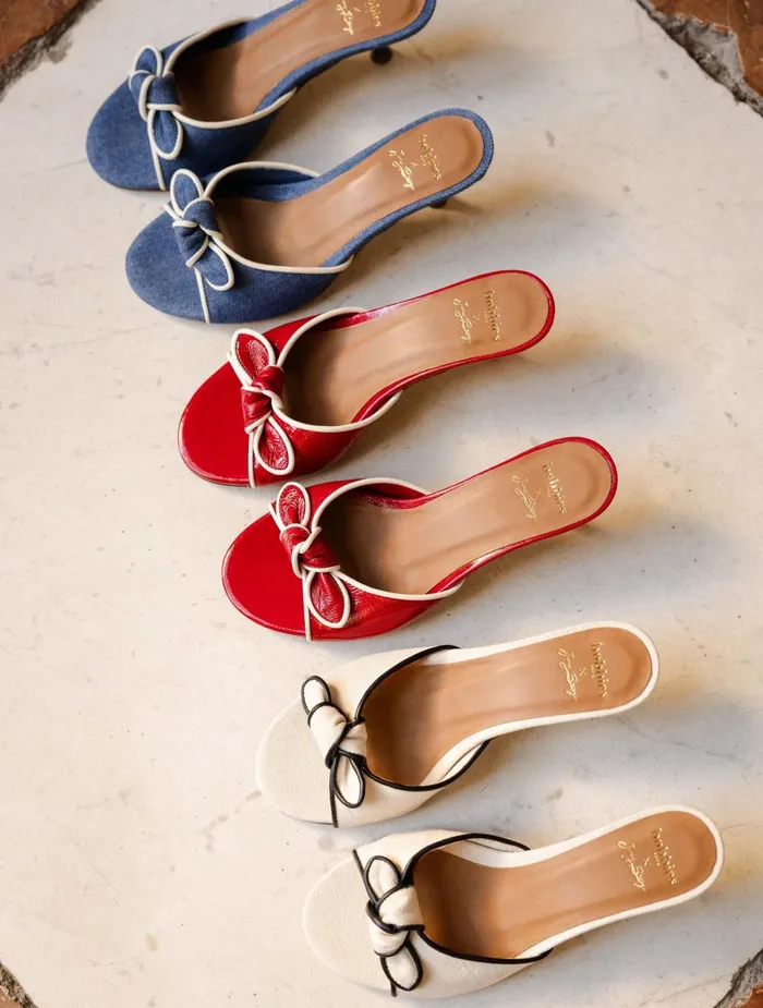 Bobbies Heeled Sandals Sophia Lipstick 8211 Women