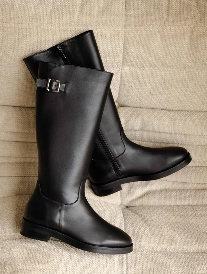 Bobbies Knee High Boots Jade Passion Black 8211 Women