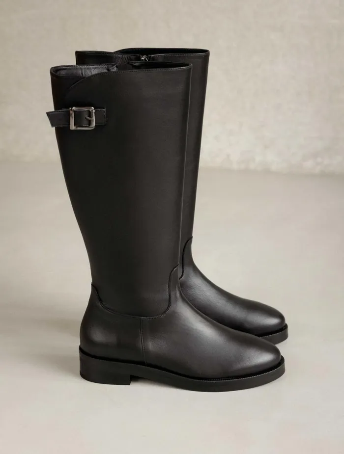 Bobbies Knee High Boots Jade Passion Black 8211 Women