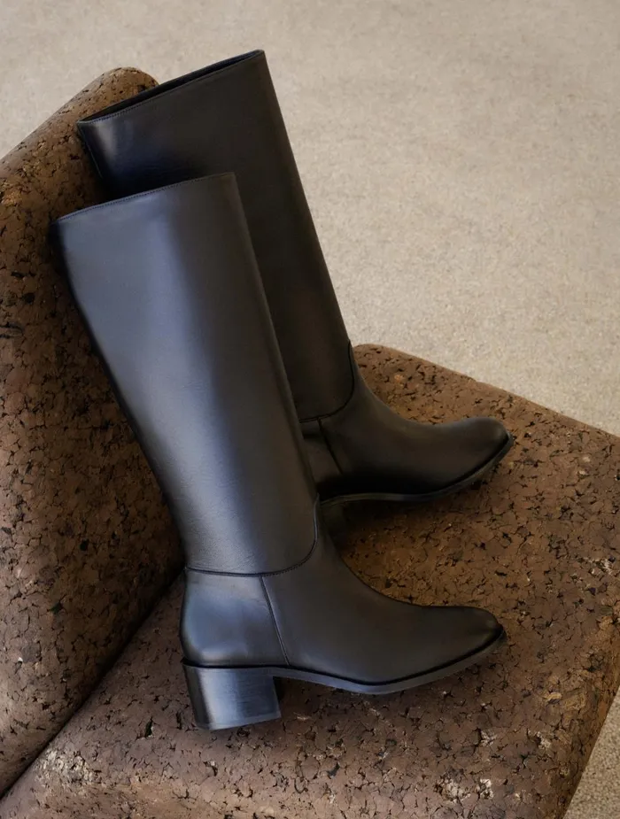Bobbies Knee High Boots Zohra Passion Black 8211 Women