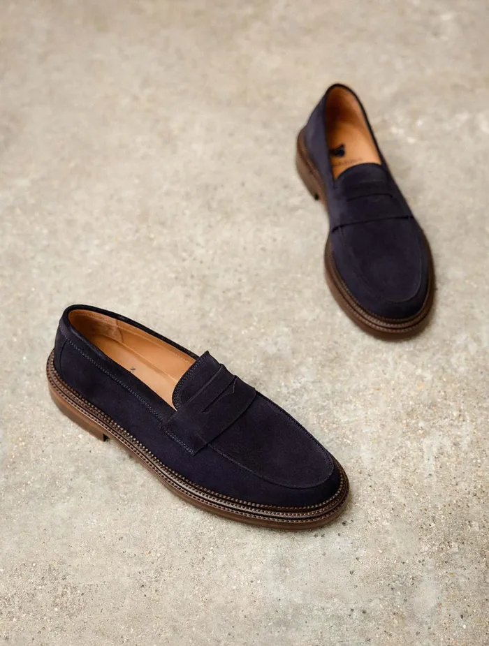 Bobbies Loafers Mark Navy 8211 Men