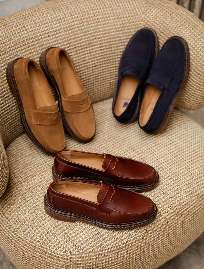 Bobbies Loafers Mark Navy 8211 Men
