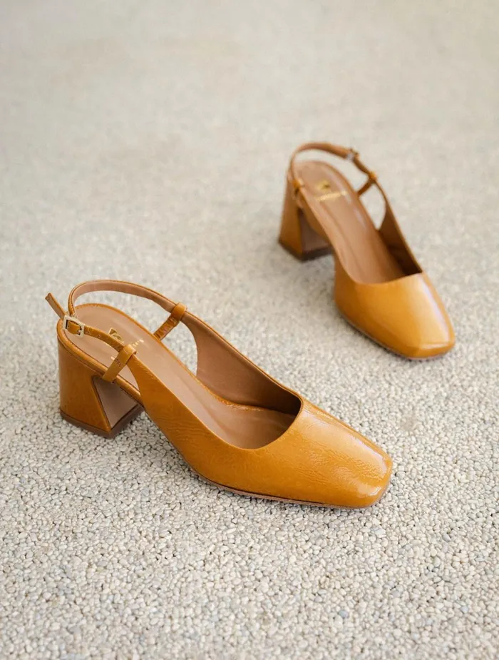 Bobbies Pumps and Mary Janes Maddie Mustard 8211 Women