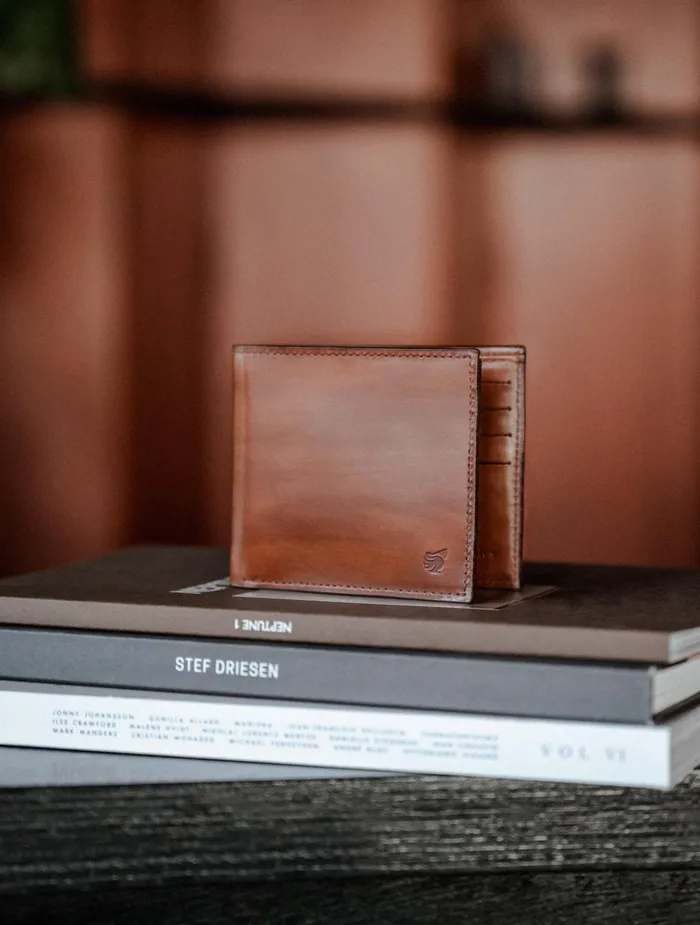 Bobbies Small Leather Goods Jersey Cognac Patina 8211 Men