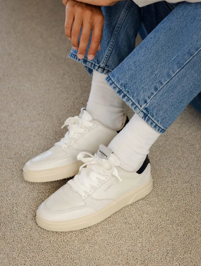 Bobbies Sneakers Thanassi Off White and Ink 8211 Men