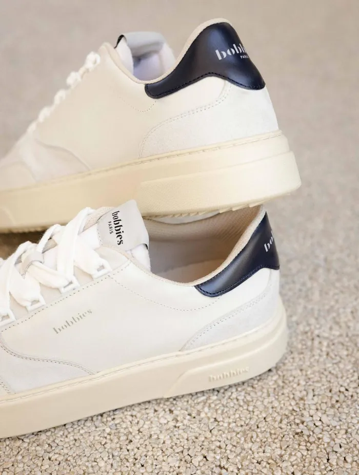 Bobbies Sneakers Thanassi Off White and Ink 8211 Men