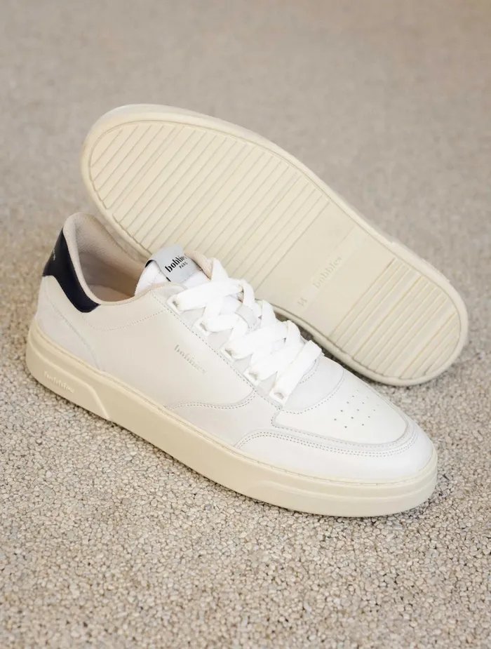 Bobbies Sneakers Thanassi Off White and Ink 8211 Men