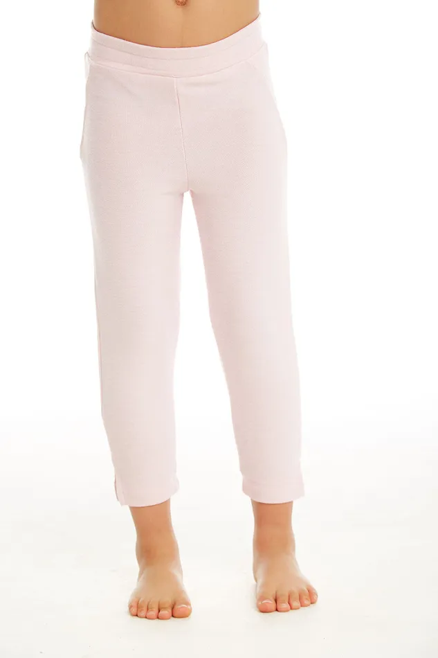 Bottoms Chaser Brand Girls Cozy Knit Faux Pocket Jogger
