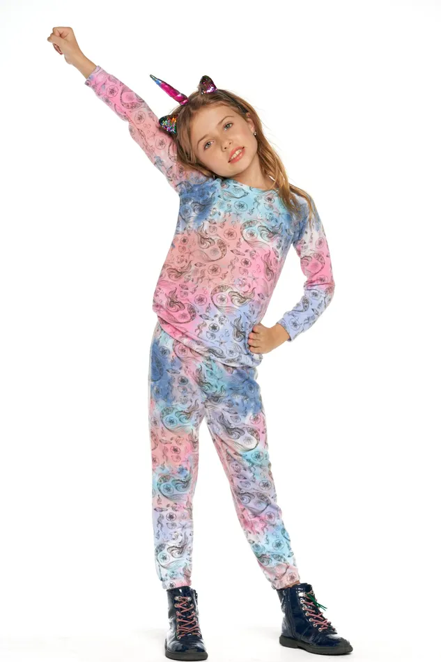 Bottoms Chaser Brand Girls Disney The Little Mermaid Tie Dye Little Mermaid Pants Bottoms Chaser Brand Girls Disney The Little Mermaid Tie Dye Little Mermaid Pants