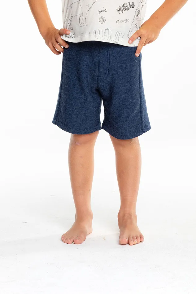 Bottoms Cozy Knit Rib Panel Shorts Chaser Brand Boys