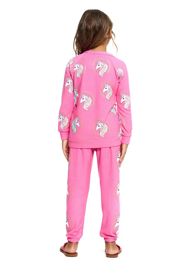 Bottoms Unicorn Wreath Pants Chaser Brand Girls Bottoms Unicorn Wreath Pants Chaser Brand Girls