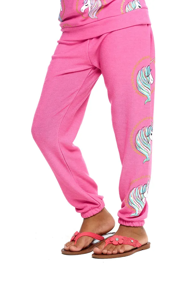 Bottoms Unicorn Wreath Pants Chaser Brand Girls Bottoms Unicorn Wreath Pants Chaser Brand Girls