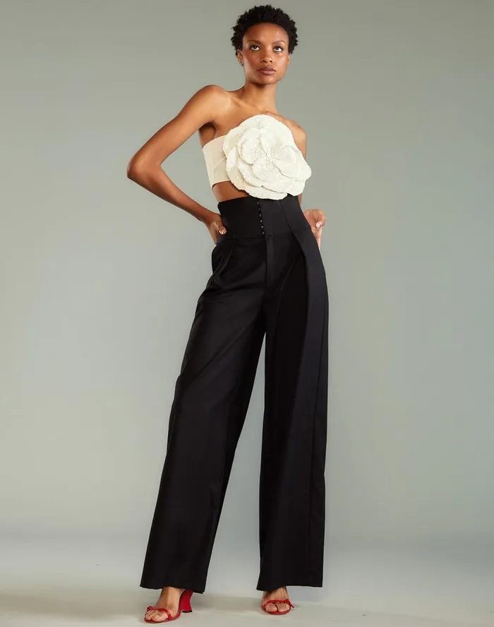 Bottoms Women Cynthia Rowley Corset Waist Pants