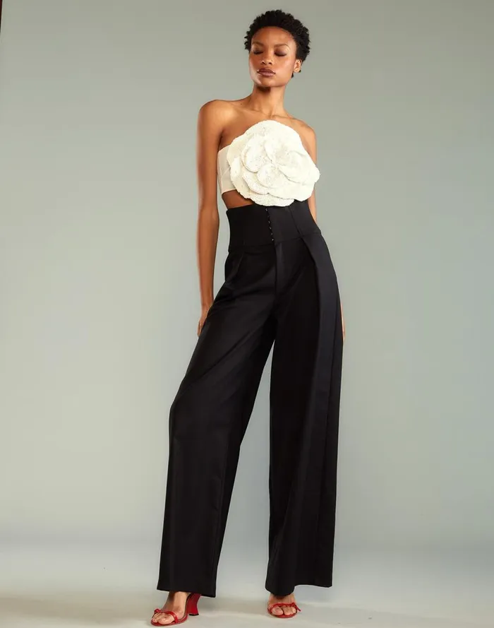 Bottoms Women Cynthia Rowley Corset Waist Pants