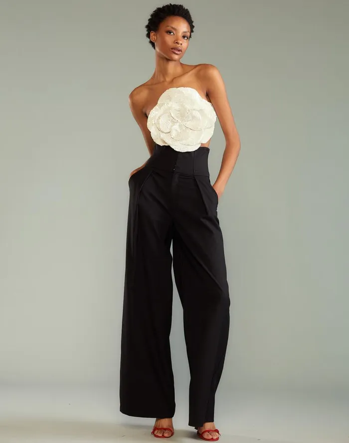 Bottoms Women Cynthia Rowley Corset Waist Pants