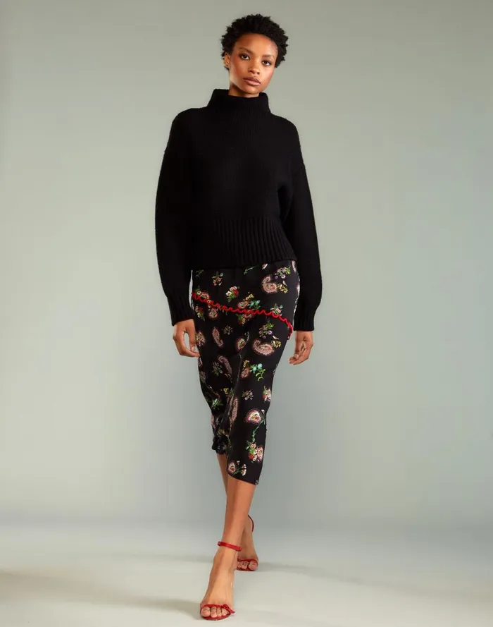 Bottoms Women Cynthia Rowley Midnight Garden Skirt