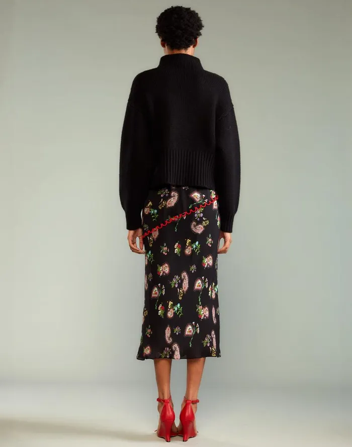 Bottoms Women Cynthia Rowley Midnight Garden Skirt