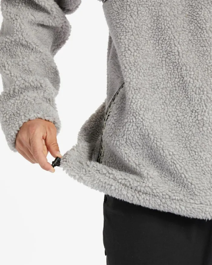 Boundary Tombstone MockNeck Sweatshirt Oatmeal Heather Men Billabong Hoodies and Fleece