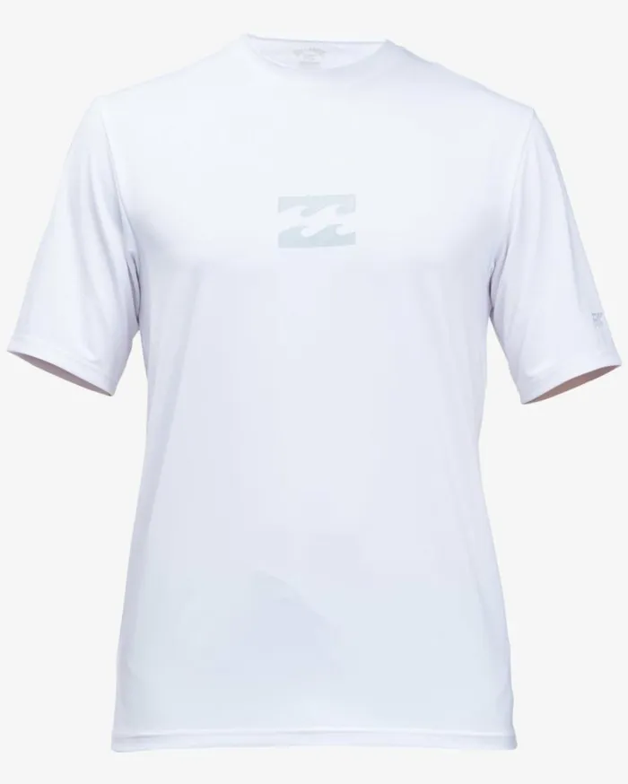Boy039s 27 All Day Wave Loose Fit Short Sleeve Surf Tee White Kids Billabong Toddlers and Boys 27 Yrs