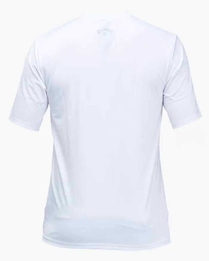 Boy039s 27 All Day Wave Loose Fit Short Sleeve Surf Tee White Kids Billabong Toddlers and Boys 27 Yrs