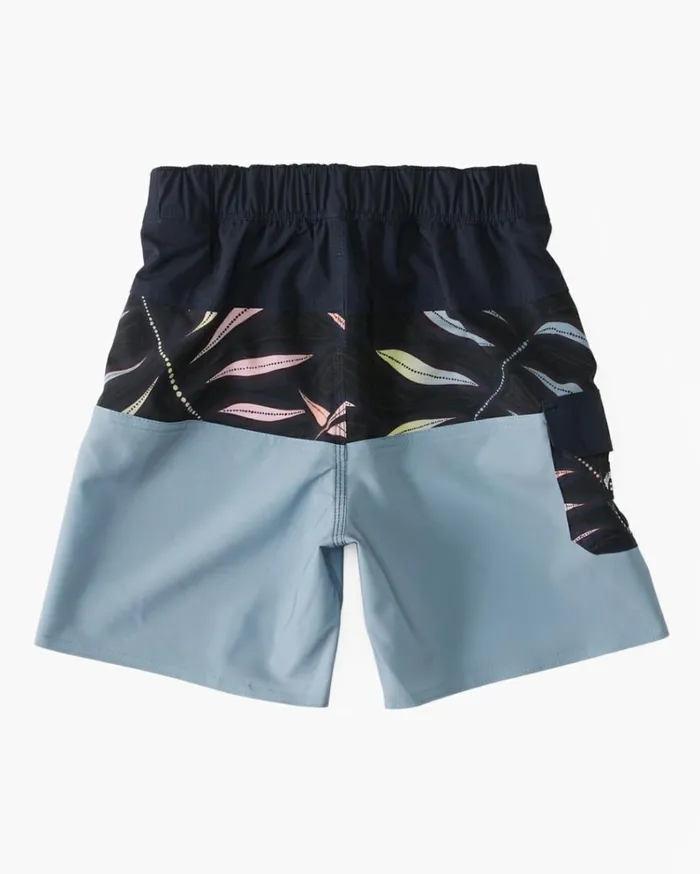Boy039s 27 Tribong Pro Boardshorts 13034 Navy MenKids Billabong Side Pockets