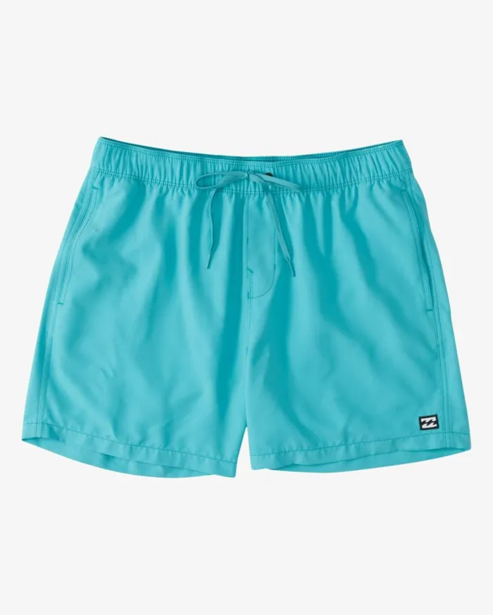 Boy039s All Day Layback Boardshorts Dark Mint MenKids Billabong Side Pockets