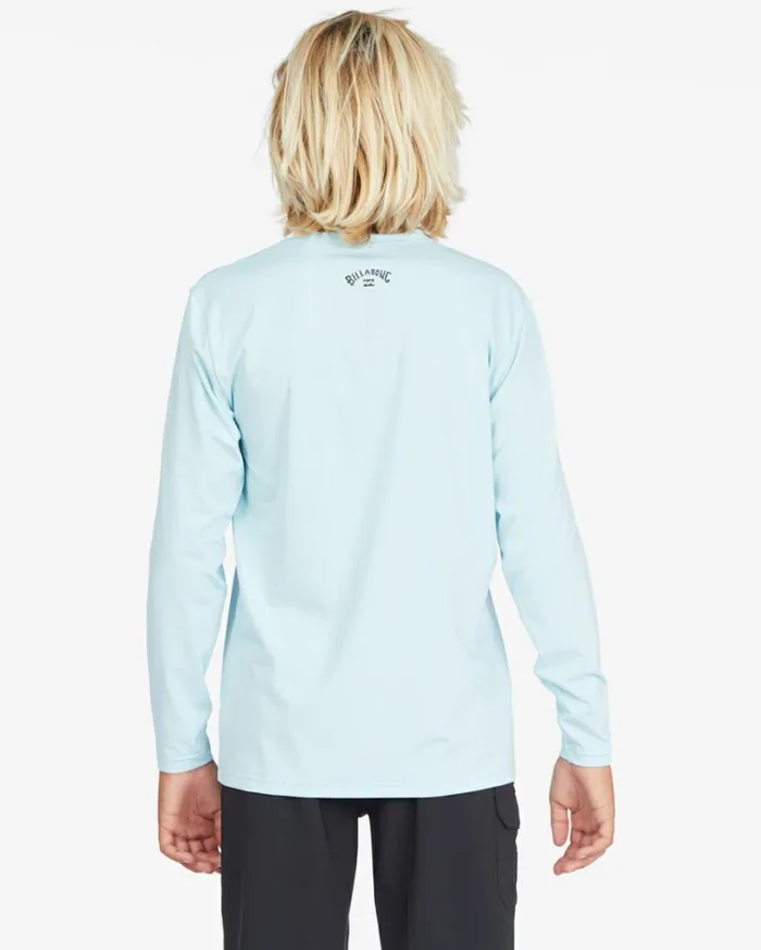 Boy039s All Day Wave Loose Fit Long Sleeve Surf Tee Coastal Kids Billabong Boys039 Shorts