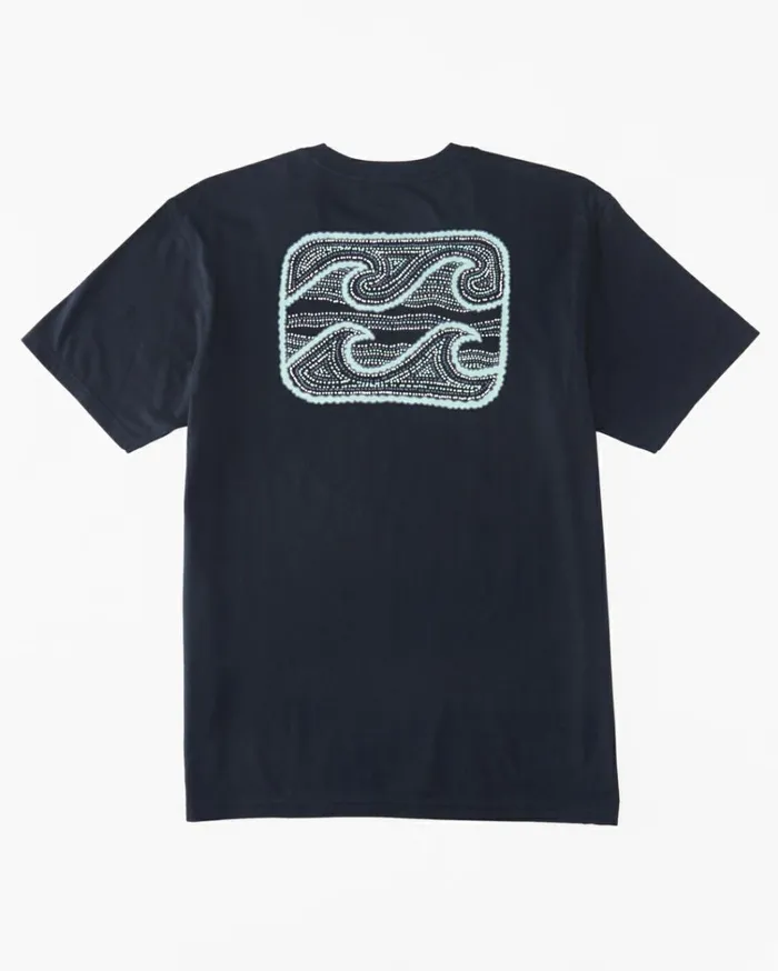 Boy039s Crayon Wave TShirt Navy MenKids Billabong TShirts