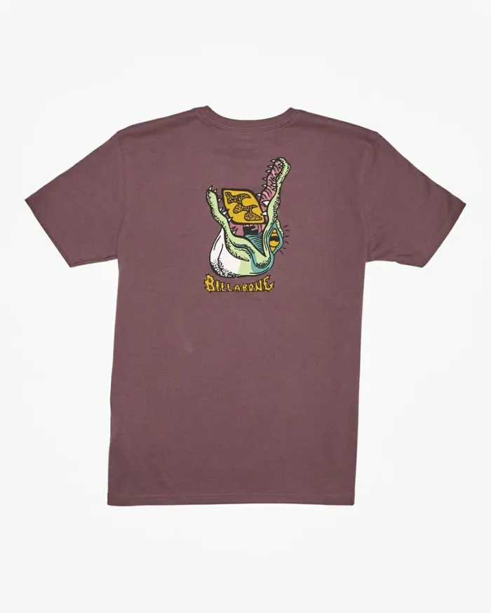 Boy039s Croc TShirt Vintage Violet MenKids Billabong TShirts