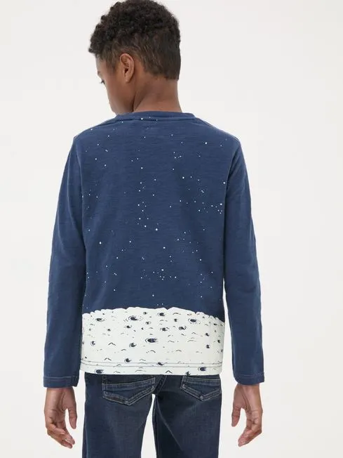 Boys Fatface TShirts and Polos Navy Otto Space TShirt Boys Fatface TShirts and Polos Navy Otto Space TShirt
