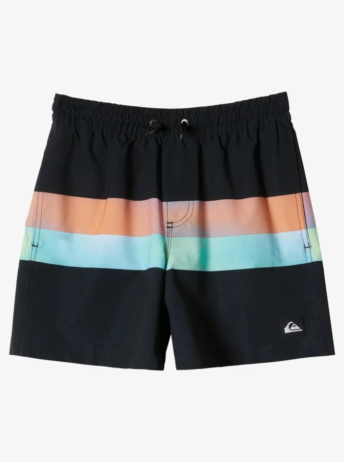 Boys Quiksilver Boardshorts Surfsilk AirBrush 14034 Volleys Black