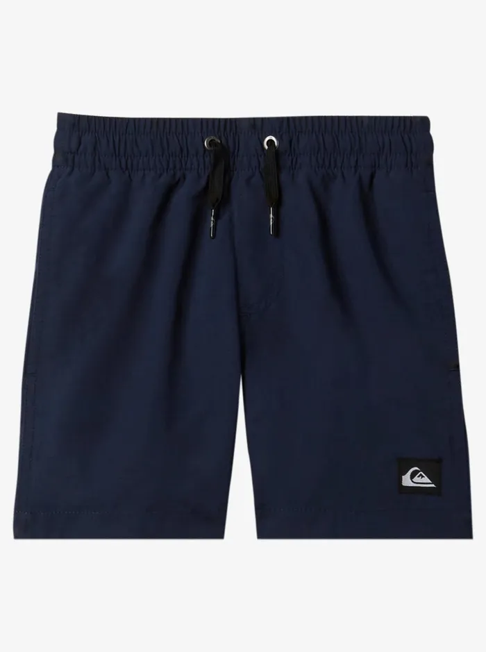 Boys Quiksilver Elastic Waist Boy039s 27 Everyday 12 Volleys Navy Blazer