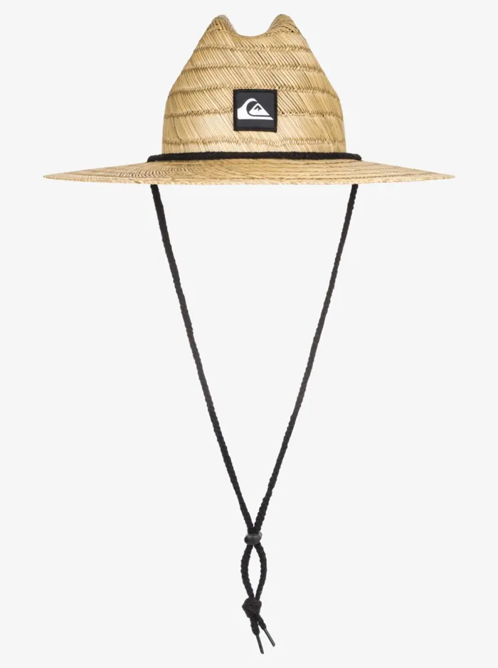 Boys Quiksilver Hats Boy039s 27 Pierside Straw Lifeguard Hat Natural