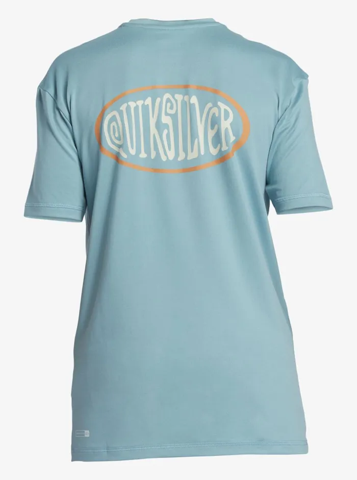 Boys Quiksilver Rashguards Boy039s 816 Mix Session UPF 50 Short Sleeve Surf Tee Cameo Blue Boys Quiksilver Rashguards Boy039s 816 Mix Session UPF 50 Short Sleeve Surf Tee Cameo Blue