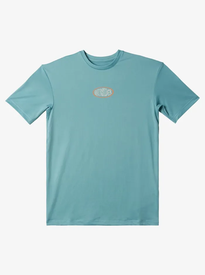 Boys Quiksilver Rashguards Boy039s 816 Mix Session UPF 50 Short Sleeve Surf Tee Cameo Blue Boys Quiksilver Rashguards Boy039s 816 Mix Session UPF 50 Short Sleeve Surf Tee Cameo Blue