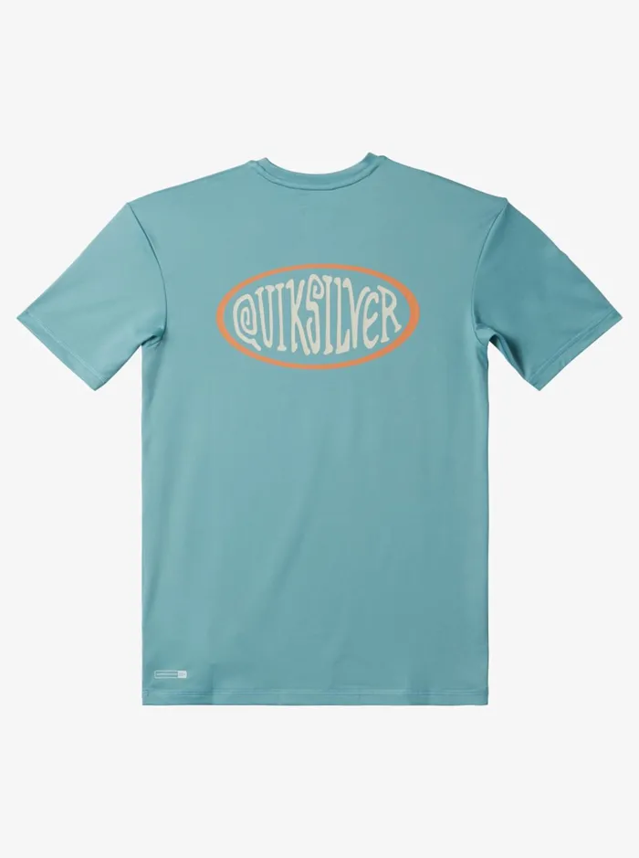 Boys Quiksilver Rashguards Boy039s 816 Mix Session UPF 50 Short Sleeve Surf Tee Cameo Blue Boys Quiksilver Rashguards Boy039s 816 Mix Session UPF 50 Short Sleeve Surf Tee Cameo Blue