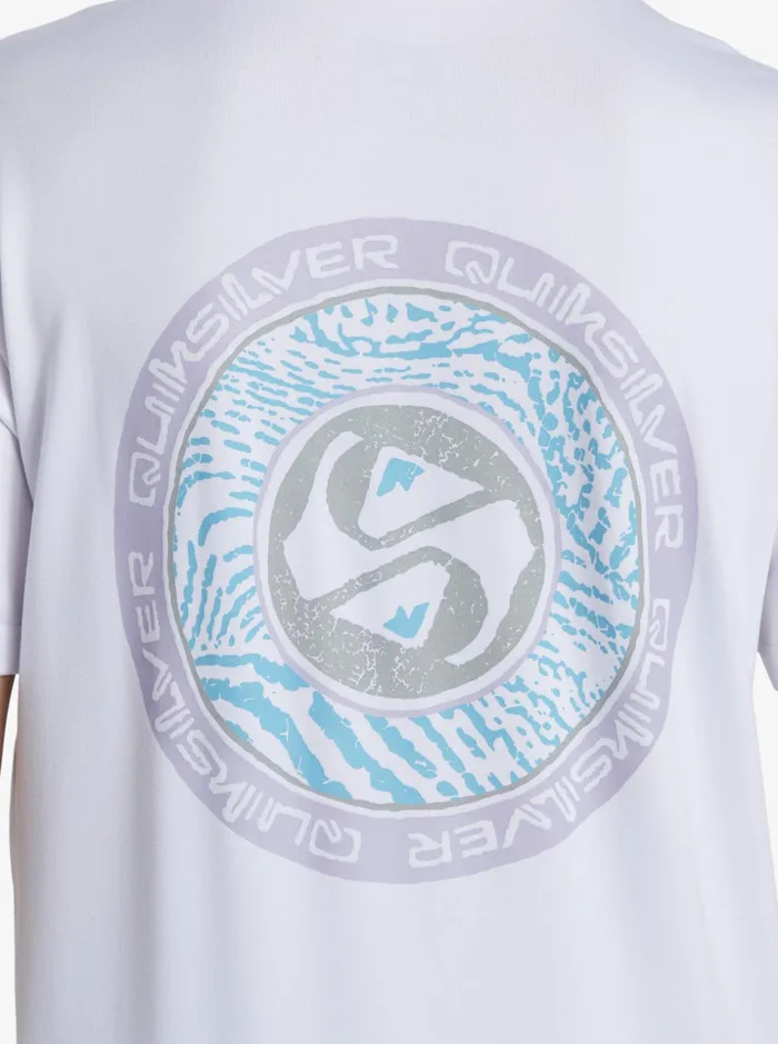 Boys Quiksilver Rashguards Boy039s 816 Mix Session UPF 50 Short Sleeve Surf Tee Snow White Boys Quiksilver Rashguards Boy039s 816 Mix Session UPF 50 Short Sleeve Surf Tee Snow White