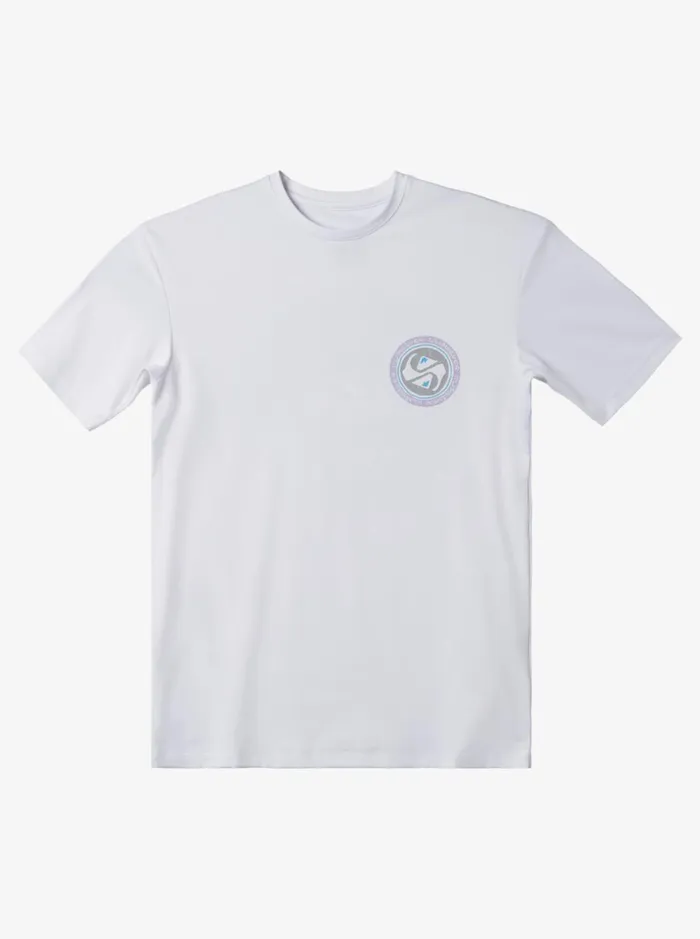 Boys Quiksilver Rashguards Boy039s 816 Mix Session UPF 50 Short Sleeve Surf Tee Snow White Boys Quiksilver Rashguards Boy039s 816 Mix Session UPF 50 Short Sleeve Surf Tee Snow White