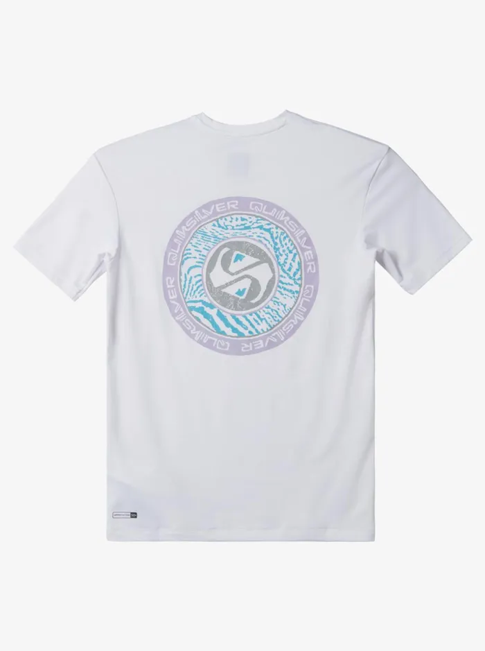 Boys Quiksilver Rashguards Boy039s 816 Mix Session UPF 50 Short Sleeve Surf Tee Snow White Boys Quiksilver Rashguards Boy039s 816 Mix Session UPF 50 Short Sleeve Surf Tee Snow White