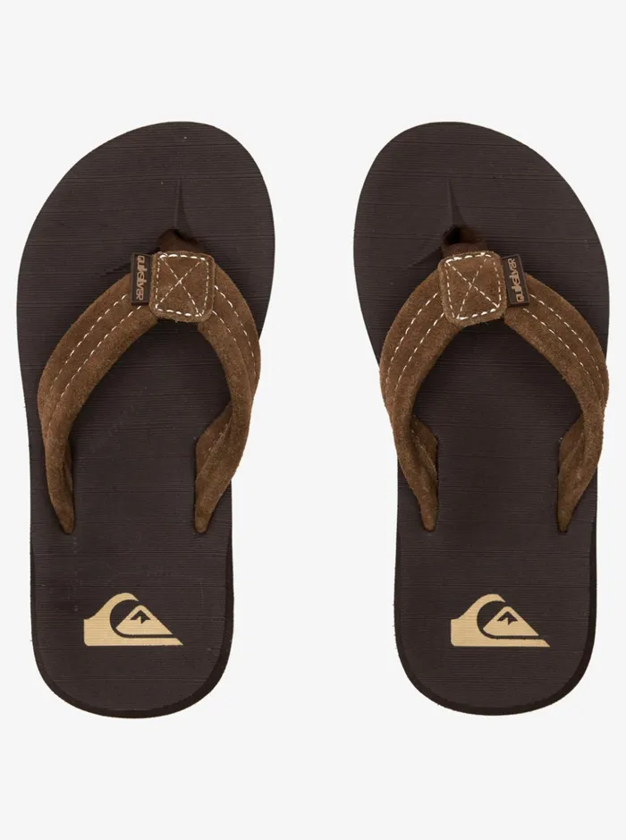 Boys Quiksilver Sandals Boy039s 816 Carver Suede Leather Sandals Demitasse 8211 Solid Boys Quiksilver Sandals Boy039s 816 Carver Suede Leather Sandals Demitasse 8211 Solid