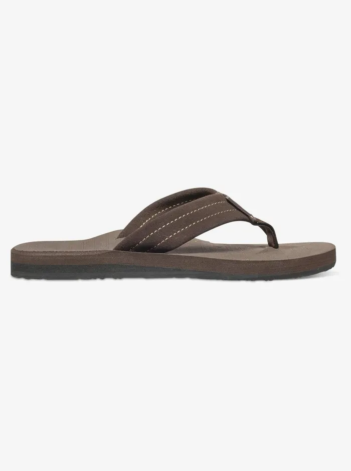 Boys Quiksilver Sandals Boy039s 816 Carver Suede Leather Sandals Demitasse 8211 Solid Boys Quiksilver Sandals Boy039s 816 Carver Suede Leather Sandals Demitasse 8211 Solid