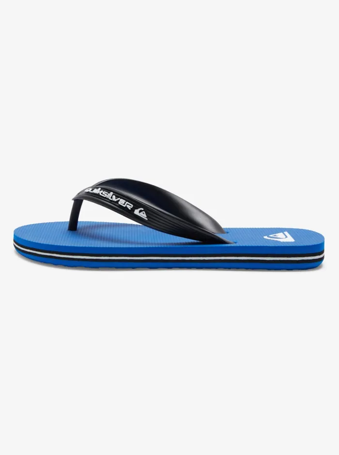 Boys Quiksilver Sandals Boy039s 816 Molokai Core FlipFlops Blue 1 Boys Quiksilver Sandals Boy039s 816 Molokai Core FlipFlops Blue 1