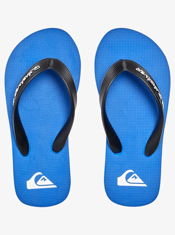 Boys Quiksilver Sandals Boy039s 816 Molokai Core FlipFlops Blue 1 Boys Quiksilver Sandals Boy039s 816 Molokai Core FlipFlops Blue 1