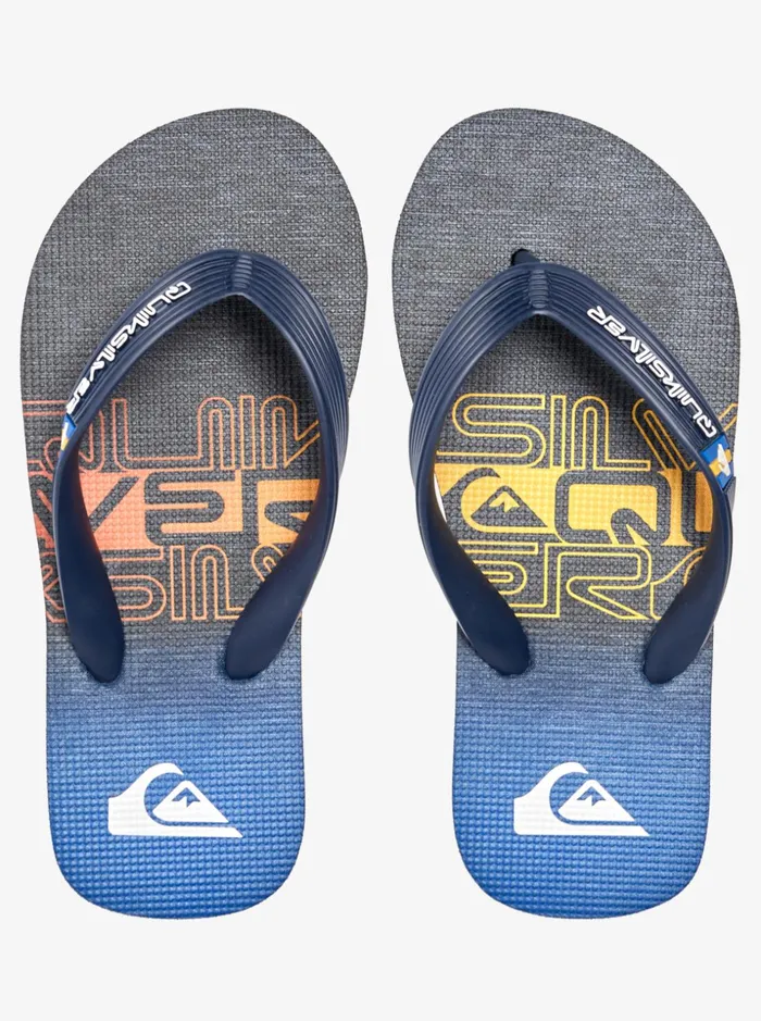 Boys Quiksilver Sandals Boy039s 816 Molokai FlipFlops Blackblackorange Boys Quiksilver Sandals Boy039s 816 Molokai FlipFlops Blackblackorange