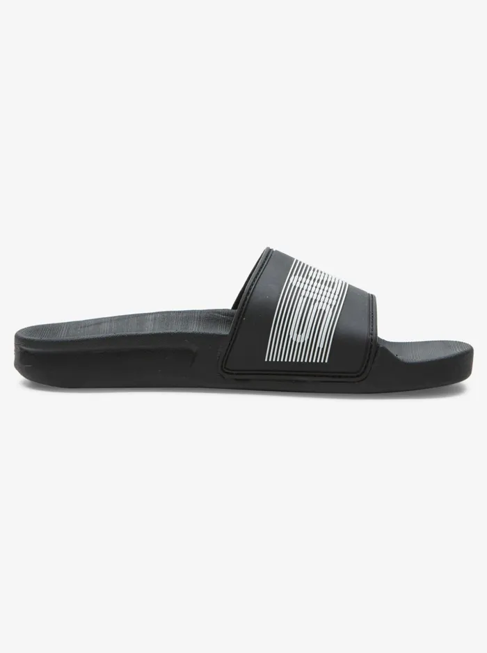Boys Quiksilver Sandals Boy039s 816 Rivi Wordmark Slide Sandals Black 2 Boys Quiksilver Sandals Boy039s 816 Rivi Wordmark Slide Sandals Black 2