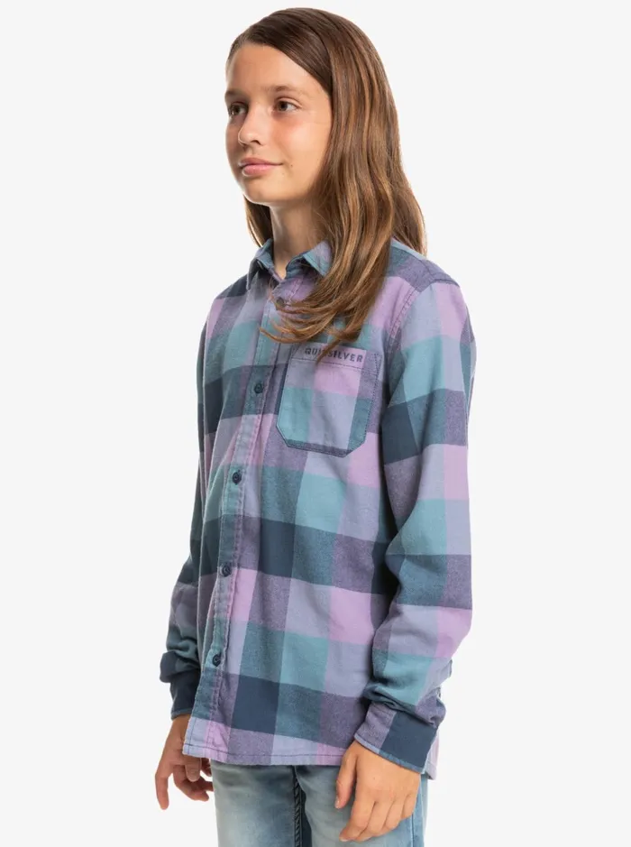 Boys Quiksilver Shirts Boy039s 816 Motherfly Long Sleeve Flannel Shirt Insignia Blue Motherfly Boys Quiksilver Shirts Boy039s 816 Motherfly Long Sleeve Flannel Shirt Insignia Blue Motherfly